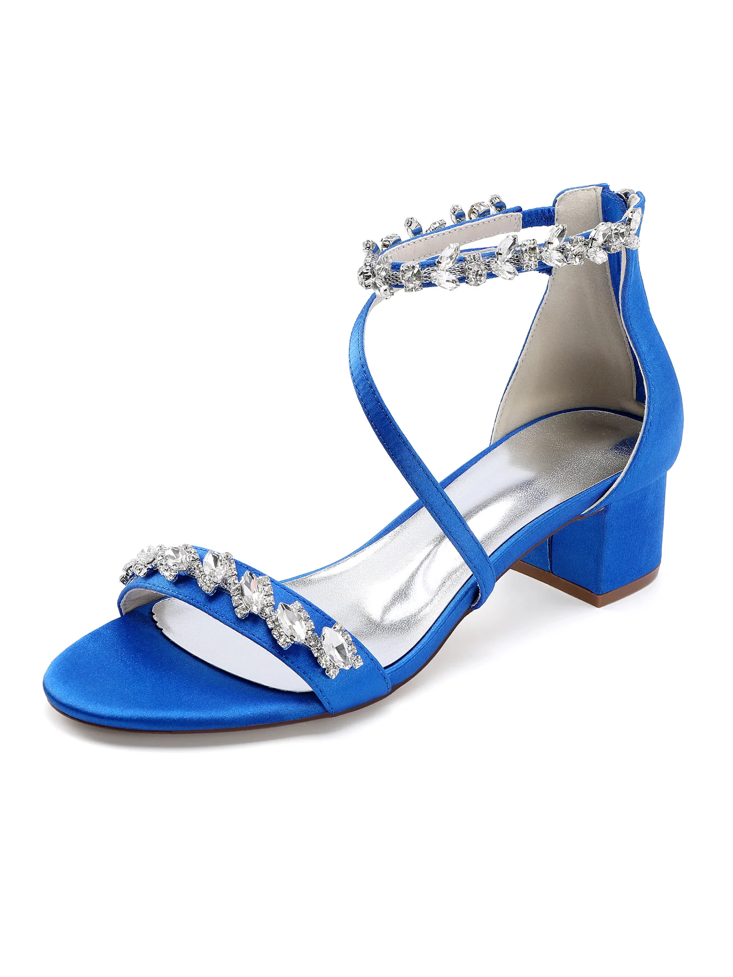 Shimmering Crystal Vine Block Heels - Image 10