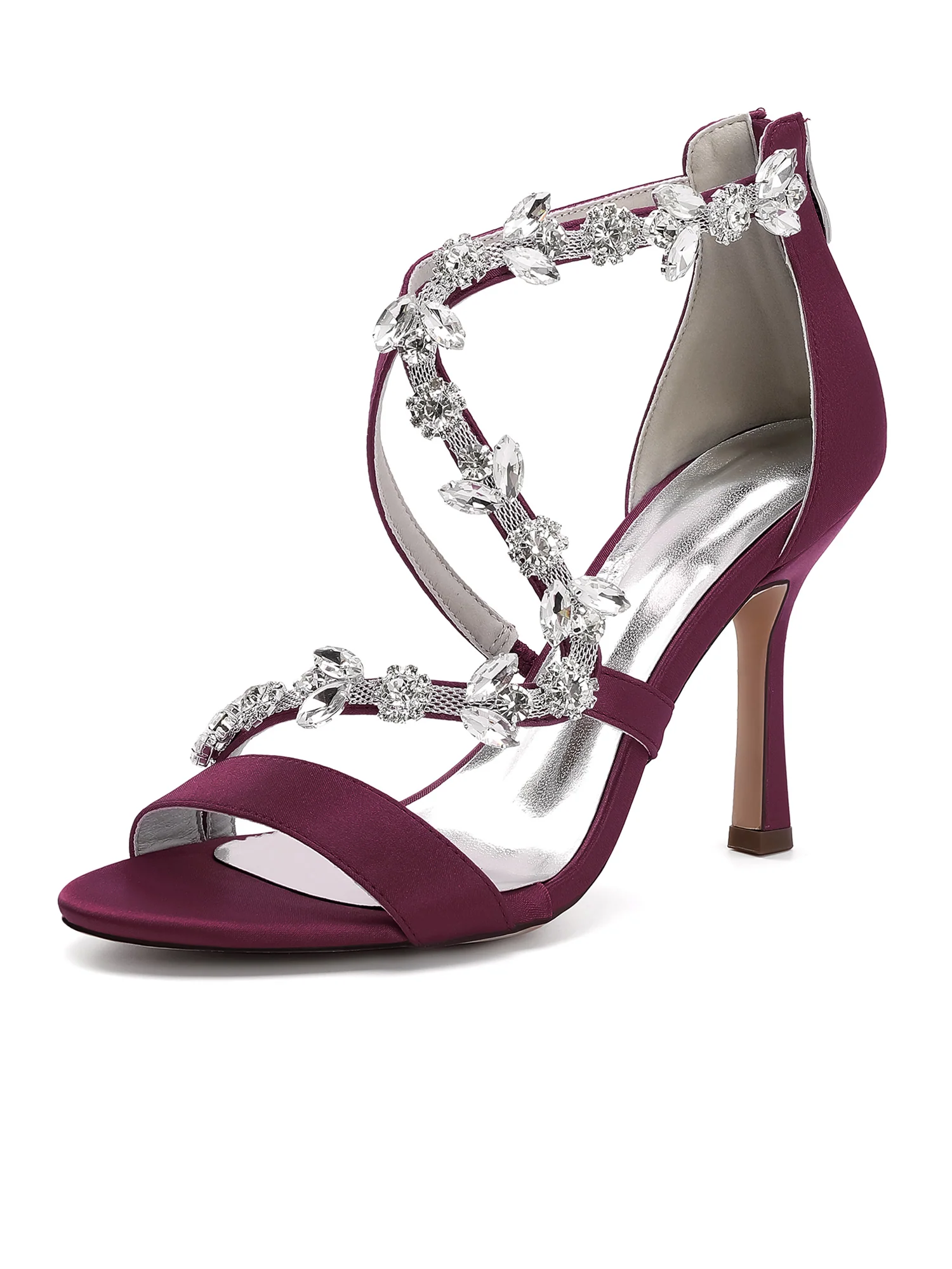 Radiant Crystal Vine Stiletto Sandals - Image 2