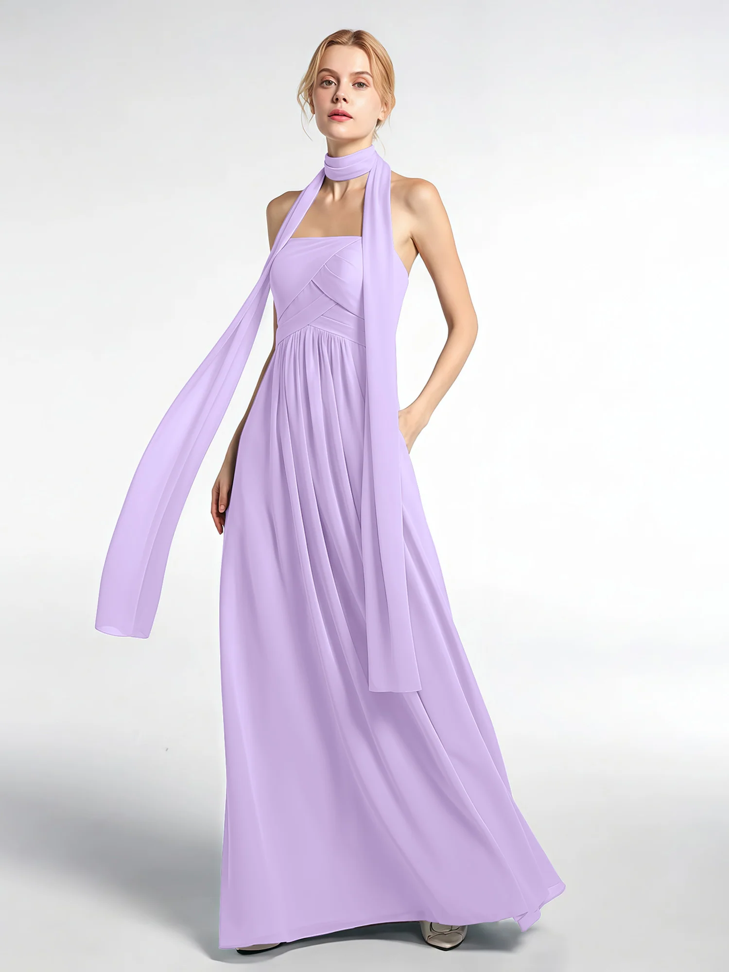 Babaroni Chiffon Silk-Feel Scarf - Image 72