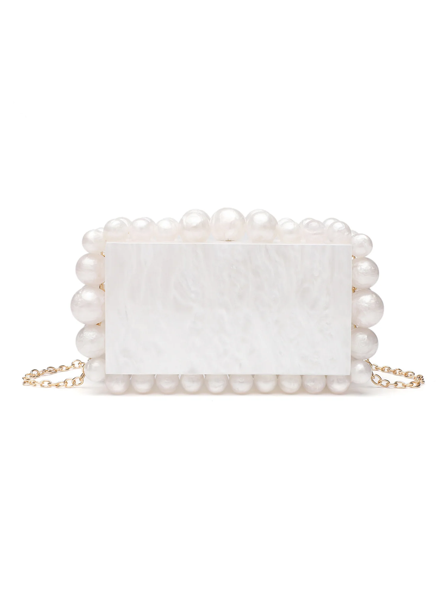 Compartmentalized Pastel Acrylic Mini Bag - Image 7