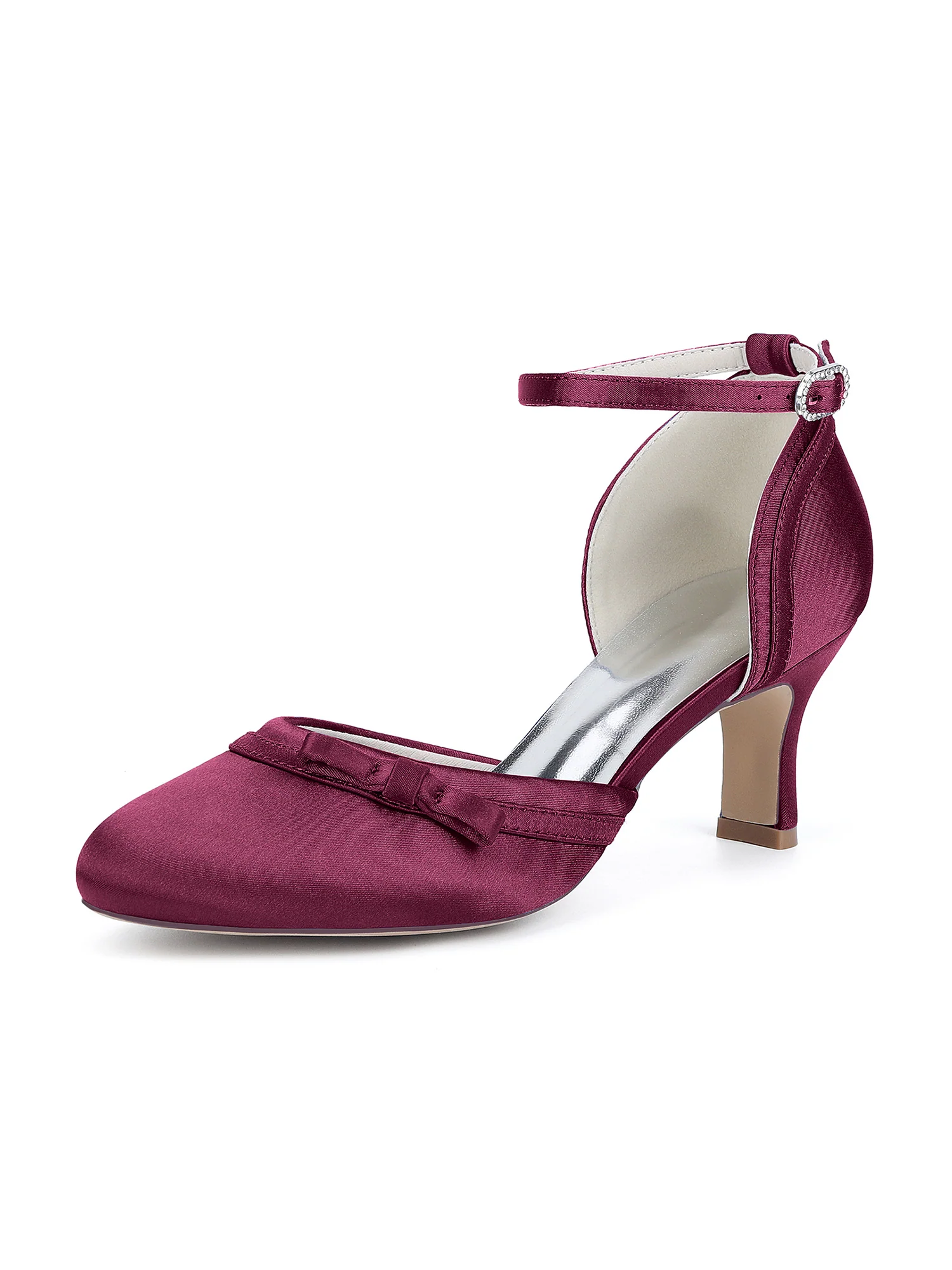 Round Toe Bow Ankle-Strap Sandals - Image 10